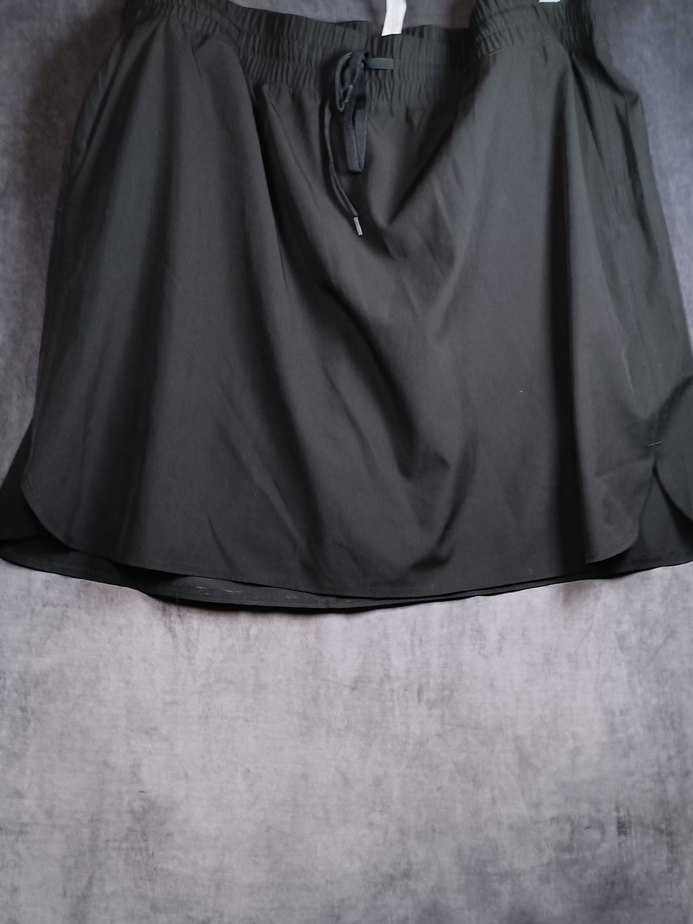 RBX Black Athletic Skort with Drawstring Waist